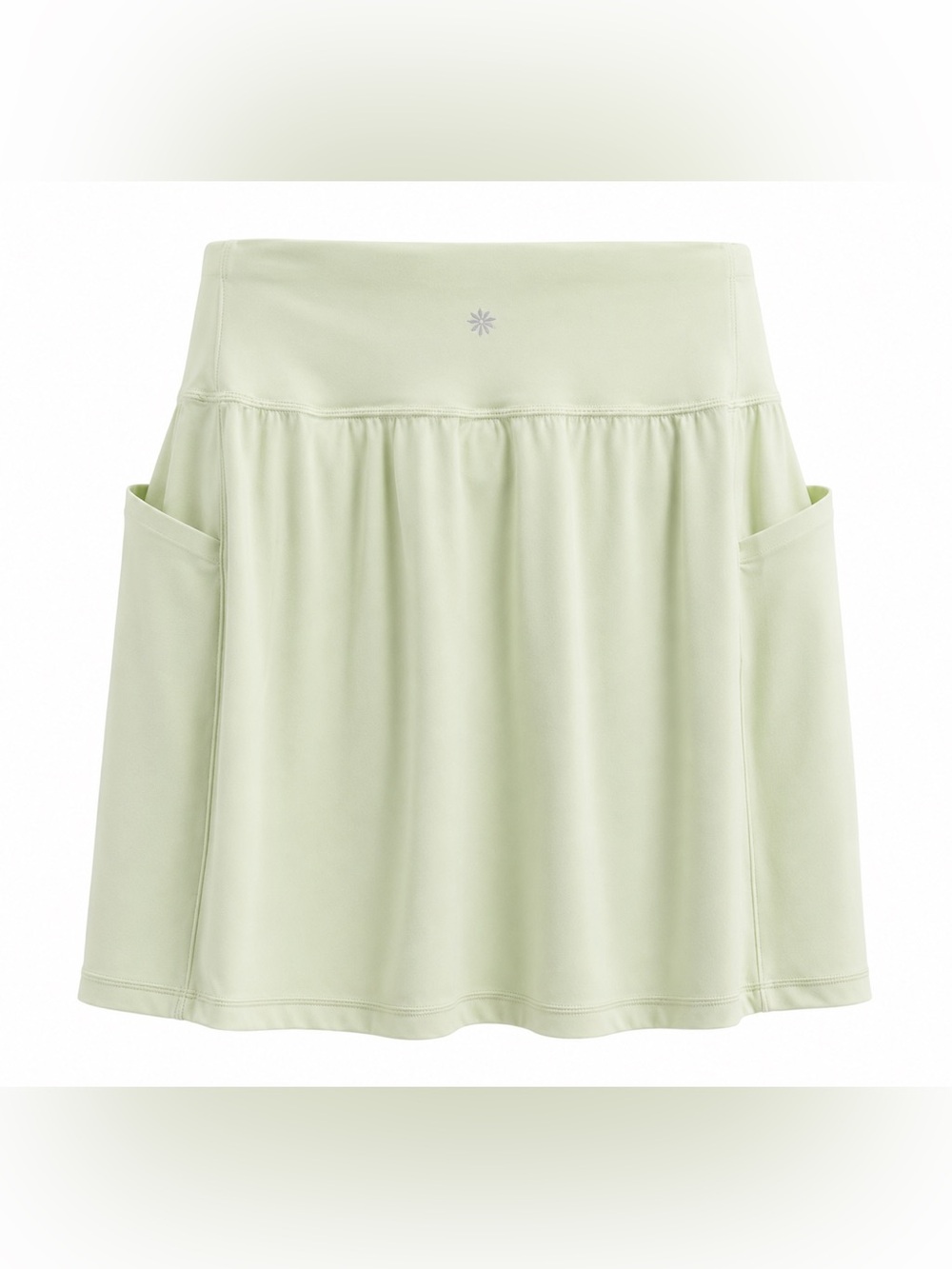 Athleta Salutation Stash High-Rise 16.5” Skort Women’s Size L Light Green